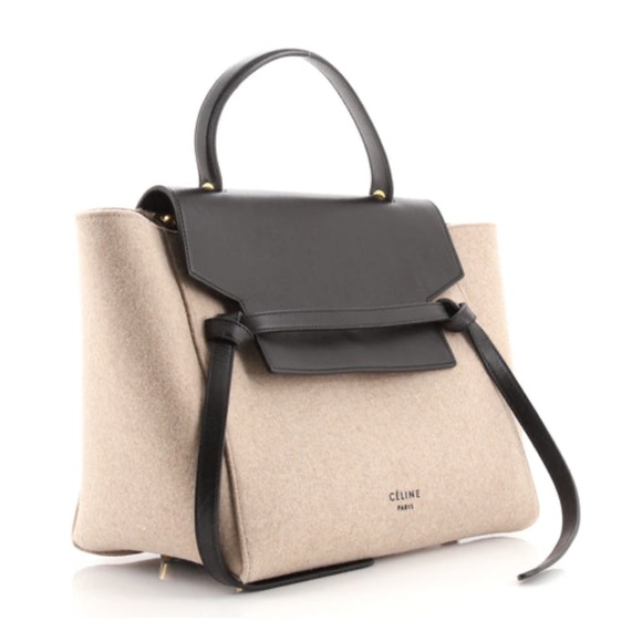 Celine Handbags - Celine Belt Bag Felt and Leather